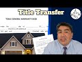 What You Need to Know About Transferring Title