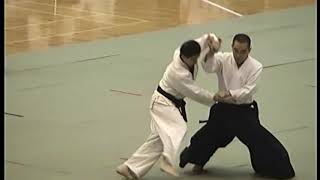 Chida Sensei at the Yoshinkan Aikido 50th All Japan Enbu, Tokyo, Japan.