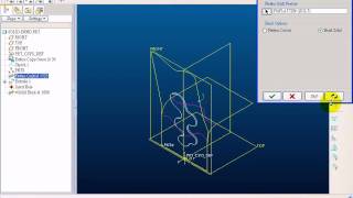 PROE-實體折彎