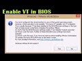 How to enable VT-X Virtualization Technology in Windows from BIOS