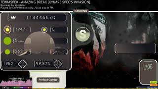 (osu!ctb) AMAZING BREAK [KYUARE SPEC'S INVASION] 99.87% FC