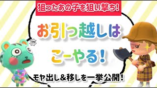 【あつ森】引っ越しはこうやるんだ！モヤ出しからモヤ移し！！