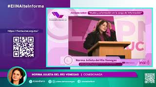 #ElINAIteInforma NJRV El INAI orienta a representantes de instituciones públicas...