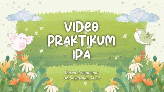 Praktikum IPA: Karakteristik Benda Cair (Kelompok 1)