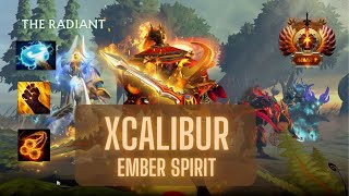 Top Pro Player Xcalibur Shows Mastery with Ember Spirit Mid | Dota 2 Pro gameplay 7.32e