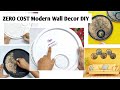 ZERO COST Modern Abstract Wall Decor DIY | PC Crafts Planet