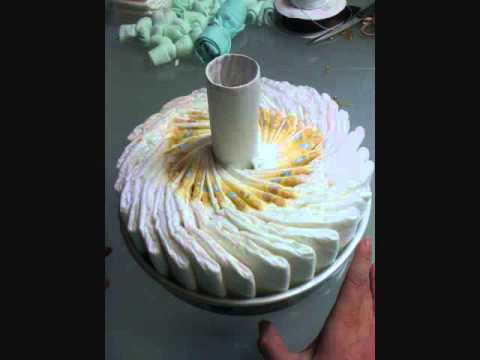 How to make a Diaper Cake