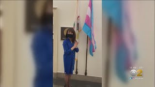 Facebook Removes Video Of Congresswoman Newman Displaying Transgender Flag