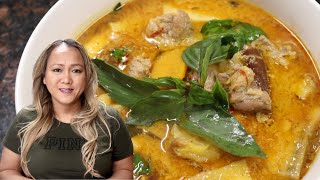 Khmer food-How to Make Ribs Curry Recipe||Cambodian Soup