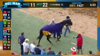 Higher Power wins the $1 Million TVG Pacific Classic (Grade I) Race 10 at Del Mar 08/17/19
