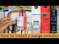 How to wire a type 2 surge arrester into a distribution board - factors to consider - South Africa