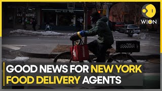 Minimum wages for food delivery agents in New York | World Business Watch