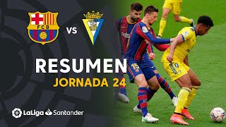Resumen de FC Barcelona vs Cádiz CF (1-1)