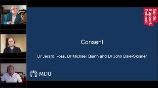 MDU webinar: Principles of patient consent and decision making