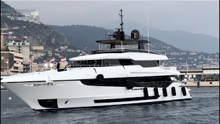 Brand new Mangusta, Cecile B super yacht Project.               @emmansvlogfr