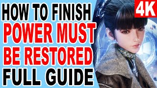 How to Finish Power Must be Restored by Operating the Three Control in Great Desert - Stellar Blade