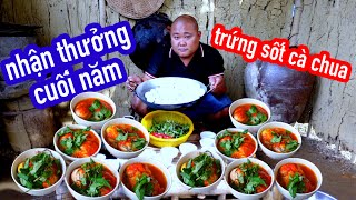 Vũ Mập : Trứng Sốt Cà Chua Nhận Thưởng Cuối Năm | Son Duoc Vlog 119