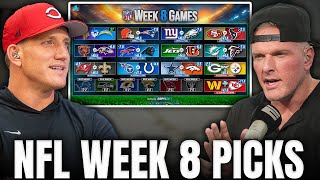 The Pat McAfee Show Picks & Predicts Every Game For NFL's 2025 Week 8 Weekend
