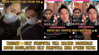 Wadidaw🤭Billy syahputra vika malem2 boncengan nomor berdua,Detik2 Billy syahputra kena B*NEED tiktok