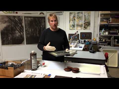 Gail Erwin demonstrates the Van Dyke Brown photographic process Gail Erwin demonstrates the Van Dyke Brown photographic process