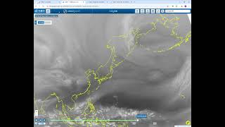 気象庁｜気象衛星ひまわり   01月03日から04日明け方にかけての水蒸気画像