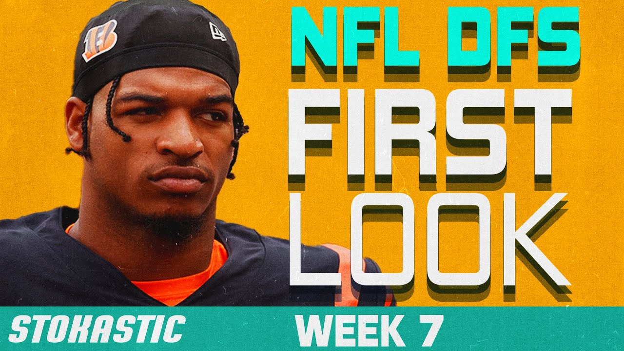 NFL DFS First Look Picks Week 7 | NFL DFS Strategy - YouTube