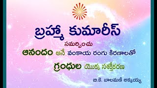 6.ఆనందం అనే వంకాయ రంగు కిరణాలతో గ్రంధుల యొక్క సశక్తీకరణ(Anandam Telugu)-Meditation commentary