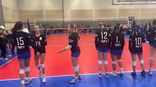 NPJ Portland 16 Black vs NWAS VBC 16-Alpha part 1- 2025 Prez Day Pacific Showdown day 3 (2025-02-17)