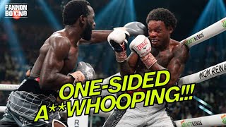 SHOCKER! TERENCE CRAWFORD DOMINATED ERROL SPENCE IN ONE-SIDE FIGHT! TIME TO EAT CROW!