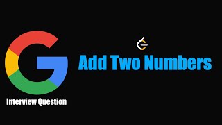 Add Two Numbers - LeetCode 2 - Visualized (JavaScript)