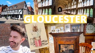 EXPLORE GLOUCESTER WITH ME! CATHEDRAL, BEATRIX POTTER + HARRY POTTER LOCATION | MR CARRINGTON 2021