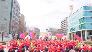 [4K]京炎 そでふれ！京小町　浜松がんこ祭り2018 1日目 東街区ロータリー会場