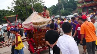 105.5.22南鯤鯓代天府李府、范府千歲進香期~【乩童站轎回駕。蚵寮三聖壇】