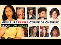 💇‍♀️La meilleure et pire coupe de cheveux pour votre visage carré, rond, ovale, triangle, losange...