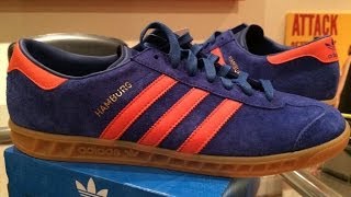 Adidas Hamburg (blue/orange) unboxing