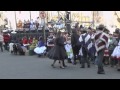 Cuecas en Temuco. Baile en la plaza. Video  HD. People dancing La Cueca,  the national dance