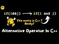 Alternative Operators In C++