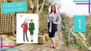 How To :: Vogue 8825 Sew-Along :: Tracing The Pattern and Assembling The Skirt