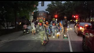 The Groundings 2024 Washington DC PEV group ride out!!!  Haines Point - Part 1