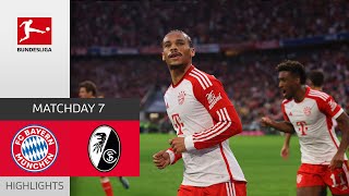 FC Bayern München - SC Freiburg 3-0 | Highlights | Matchday 7 – Bundesliga 2022/23