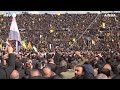 jet israeliani sorvolano beirut durante i funerali del leader di hezbollah