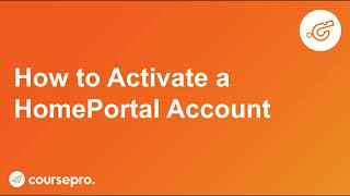 How to Activate your HomePortal Account