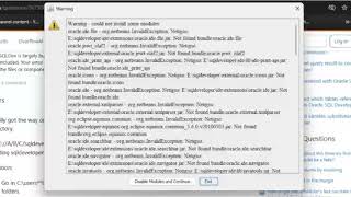 sql developer error with disable modules and continue| AppData Roaming not found | problem Solved 💯