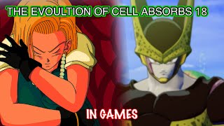 Evolution of Cell Absorbs Android 18 (in Video Games)