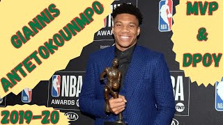 Giannis Antetokounmpo - 2019-20 NBA MVP and Defensive Player of the Year