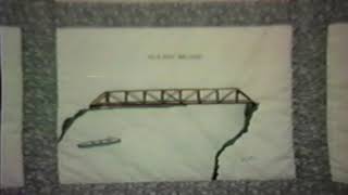 Old Red Bridge | Agnes Mogan | Hinsdale History Quilt