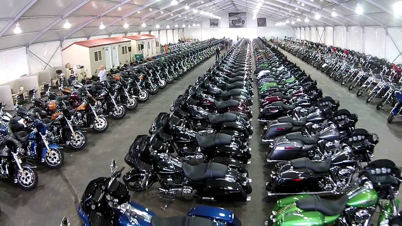 Black Hills Harley-Davidson Inventory Fly Over - YouTube