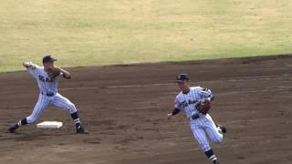 東海大菅生 シートノック 2017年4月10日(月) 平成29年 春季東京都高校野球大会【四回戦】日大三高