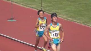 関東中学陸上2015 1年男子1500m決勝