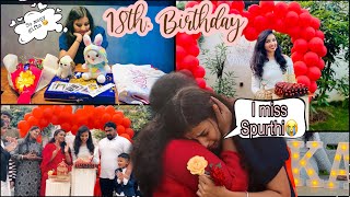 Yashika’s 18th BIRTHDAY 🎂🎁||Lots of surprises \u0026 tears🥹♥️||SPURTHI VLOGS||